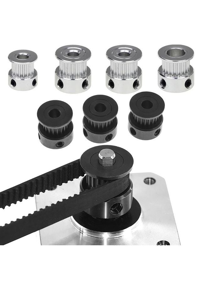 10 PCS GT2 3D Printer Synchronous Wheel Transmission Leather Pulley, Specification: 20 Tooth 5mm  - Image 2
