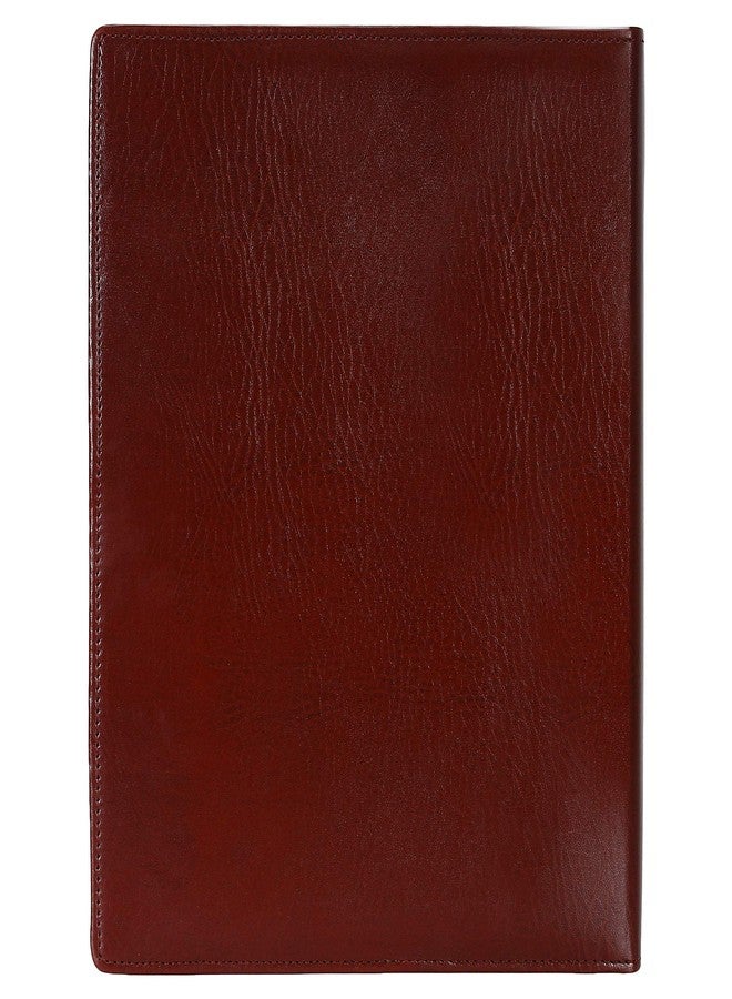 مجموعة FutureX من 6 مجلدات حلقية لقوائم الطعام للمطاعم والفنادق، مجلد ملفات الأعمال، حامل المستندات، حافظة/منظم/مخطط (مجلد ذو 4 حلقات) (بني) - Image 3