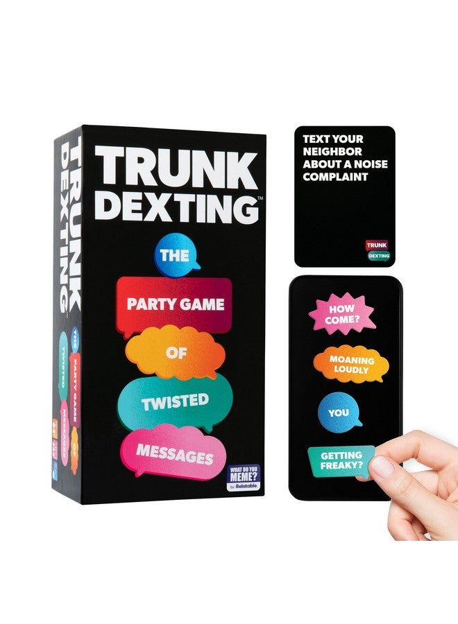 WHAT DO YOU MEME? WHAT DO YOU MEME? Trunk Dexting - The Ridiculous Word Magnet Game, Magnet Games for Adults from The Makers of New Phone Who Dis Game  - Image 1