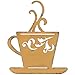 Everydecor Everydecor Yellow Metal Coffee Cup Wall Decor  - Image 2
