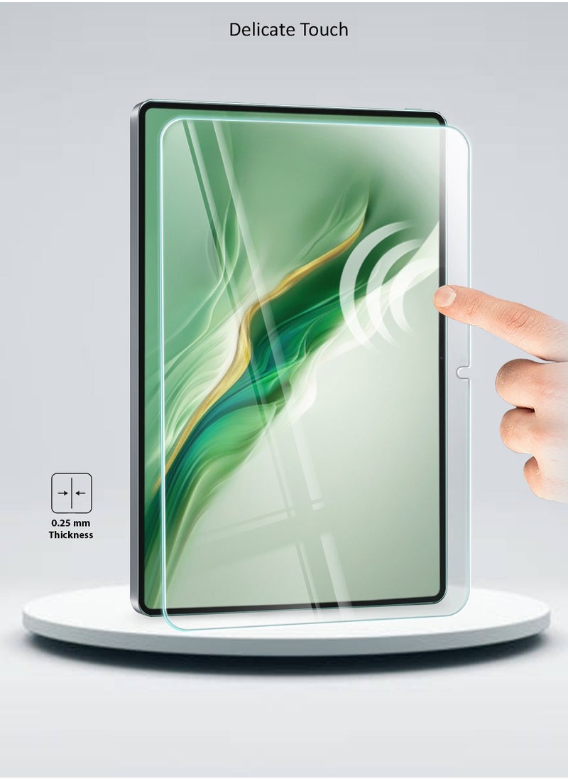 Wtech Honor MagicPad 2 2024 12.3 Inch Premium Series Curved Edges Full Cover Tempered Glass Screen Protector (TSGPCN) - Clear  - Image 2