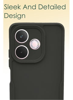 NAFCO Side Protective Bumper Silicone Case with Extra Frame Protection Compatible For Oppo A5 Pro - Black  - Image 3