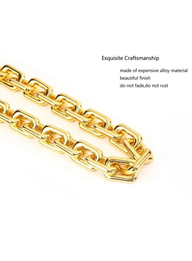 Yichain 22.5 Inch Gorgeous Heavy Metal Bag Chains Purse Handle Shoulder Strap Replacement (Yellow Gold,Small) - Image 3