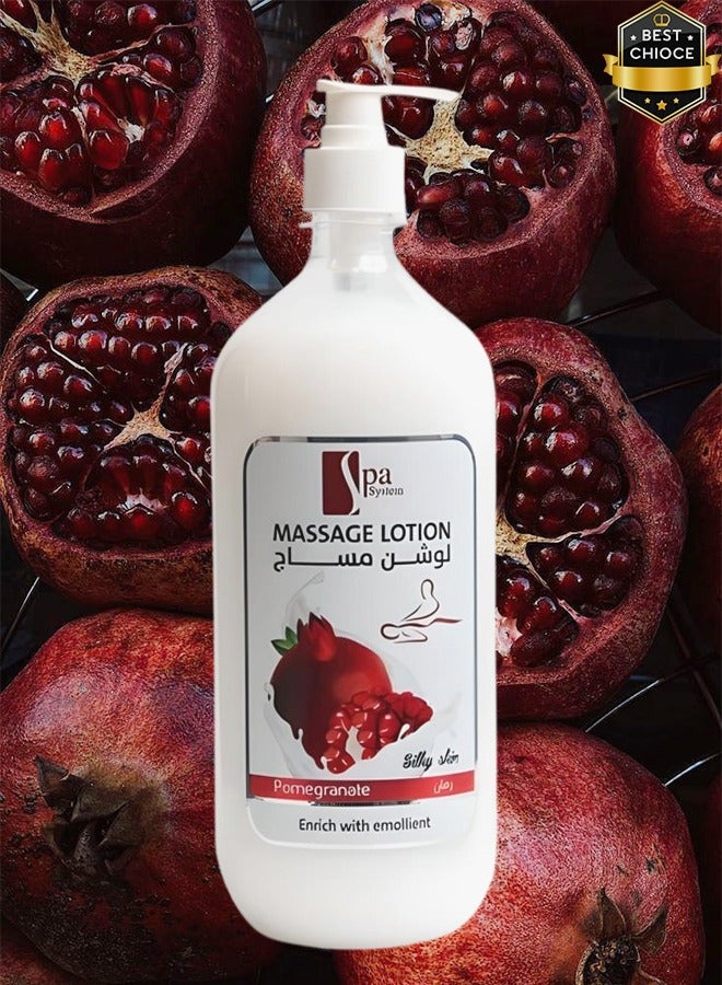 Spa System 11 Pieces Massage Lotion Pomegranate Enrich With Emolient - Image 2