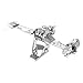 Fascinations Metal Earth Star Wars The Last Jedi Resistance Ski Speeder 3D Metal Model Kit - Image 2