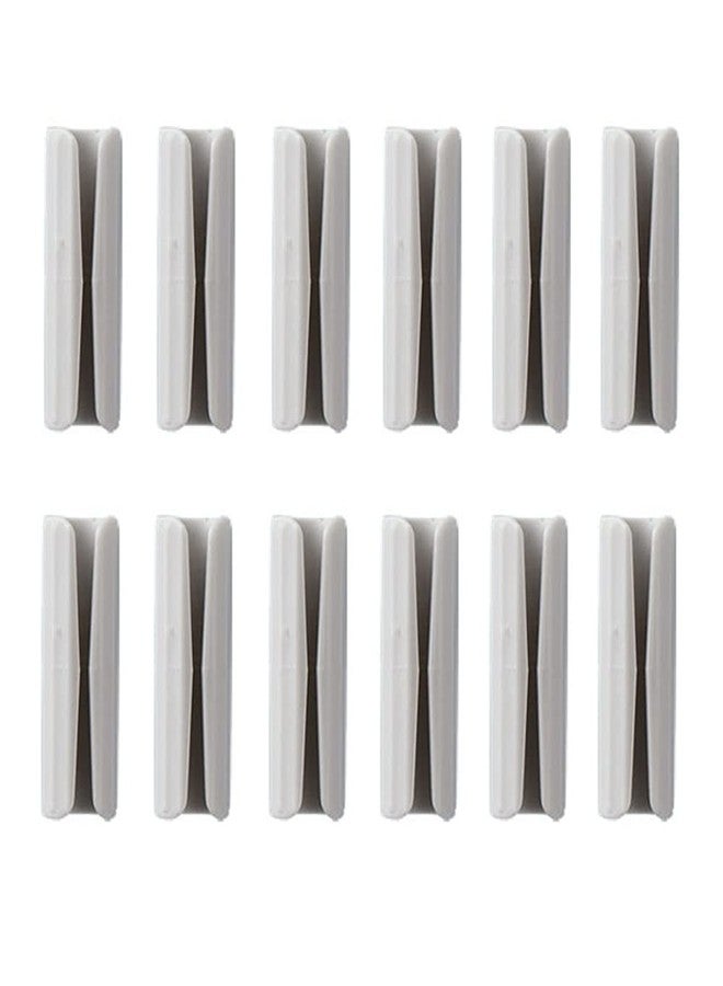 ERCRYSTO Sheet Holders for Various Mattresses with Raised Edge, Bed Sheet Grippers Fasteners, Keep Sheets Snug, 12 Pieces (Gray) - Image 1