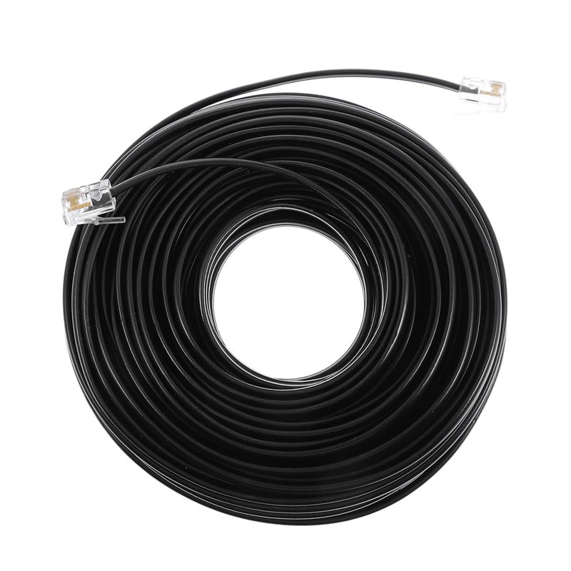 20 متر كابل تمديد هاتف RJ11 4 دبوس متوافق مع أنظمة الهاتف القياسية - Image 2