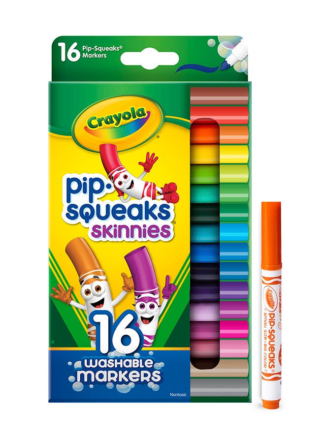 Crayola علامة، 16 عدد ب/س نحيف - Image 1
