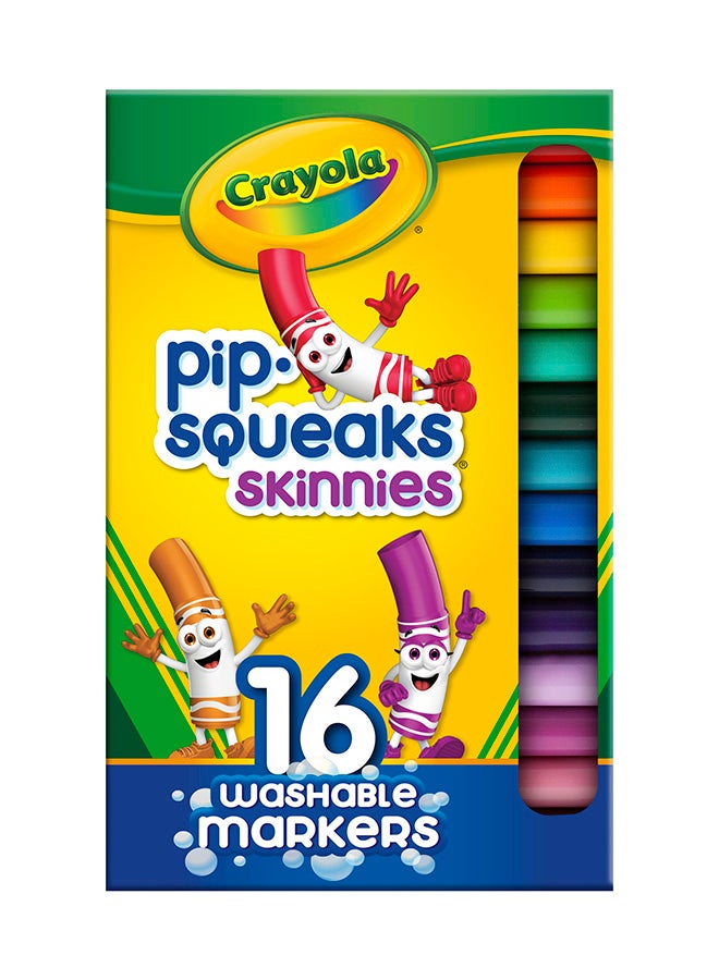 Crayola علامة، 16 عدد ب/س نحيف - Image 2