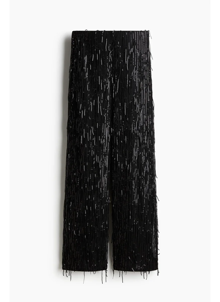 H&M Sequined Trousers