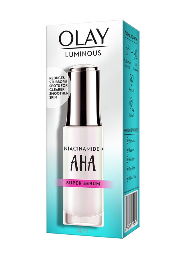 Olay Luminous Niacinamide Plus AHA Face Super Serum 30ml  - Image 4