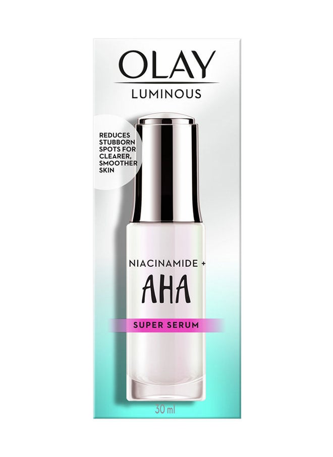 Olay Luminous Niacinamide Plus AHA Face Super Serum 30ml  - Image 1