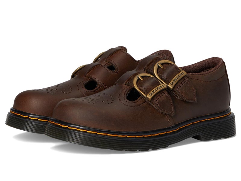 Dr. Martens, Unisex Kid's, 8065 J, Dark Brown, Medium - Image 1