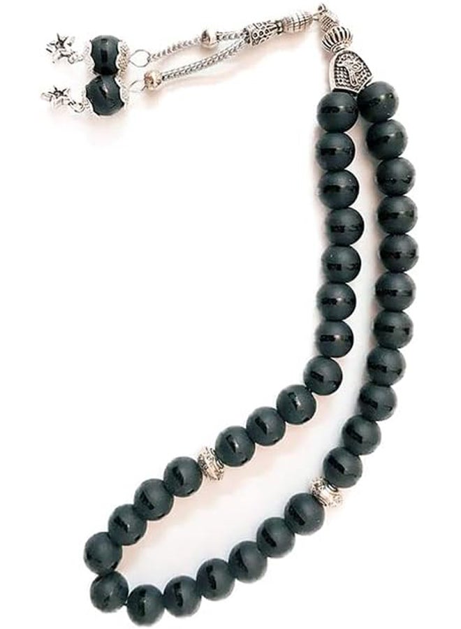 سبحة حجر طبيعي