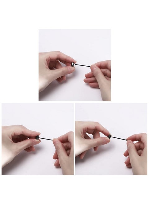 30 Pieces Pin Keepers Pin Locks Pin Backs Locking Clasp Locking Pin Keeper Backs With 3 Wrench All In Storage Case,9Mm X 6Mm