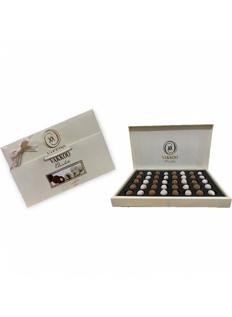 Vakkoo Chocolate Luxe Truffle Gift Box - Delicious Truffles in a Luxury Gift Box (550g) - Image 1
