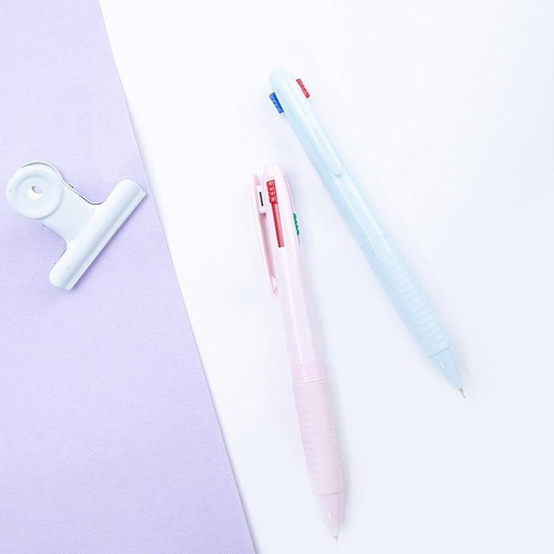 4-In-1 Telescopic Pen: 6 Pieces 0.5mm Fine Tip - Smooth Precise Writing Multi-Color Pen for Students, Art Enthusiasts, Office Study Note Taking Artistic Creation - Image 5