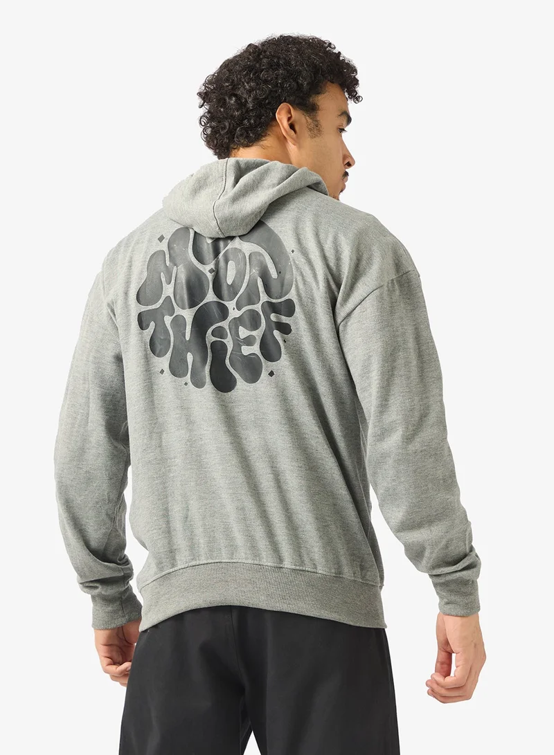 Seventy Five Graphic Print Hoodie