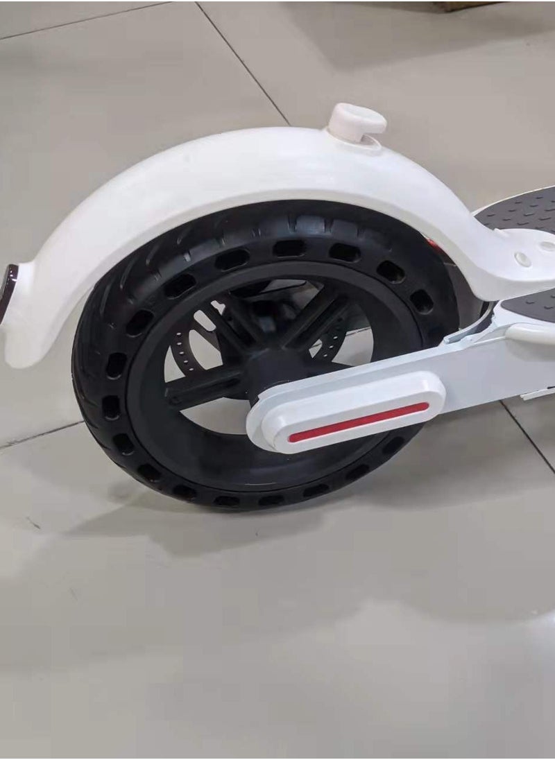 Crony Xm M365 Kids E Scooter With Suspension And App 25-45km/H Speed 250w Motor 36v/7.8ah Battery, 10-25km Range, Electric Scooter Aluminium Alloy Folded 8.5 Inch Tires | Rear Disc Brakes, 100kg Max Load, Led Headlamp, App Connectivity, Foldable & Portable Electric Back For Adults & Keens, Electric Skateboard For Commuting & Leisure, Long-Range Motorized Scooter With Easy Folding, Lightweight High-Performance Commuter Urban Glider,Electric Kick Scooter,Smart Ride,White  - Image 4