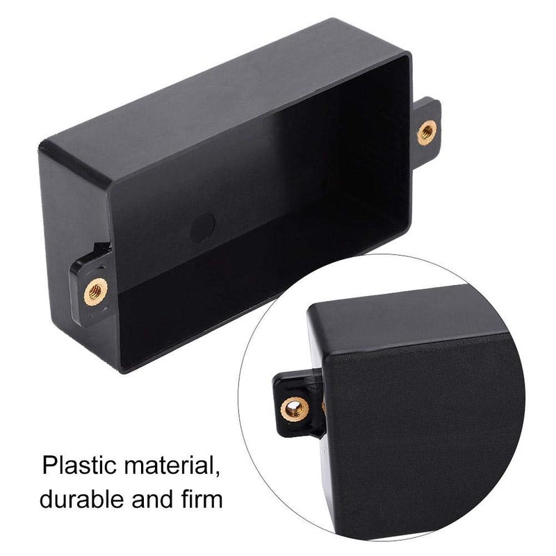 Dilwe Guitar Pickup Covers, 2 Pcs Humbucker Sealed Pickup Covers for Electric Guitar Replacement Parts (Black) - Image 3