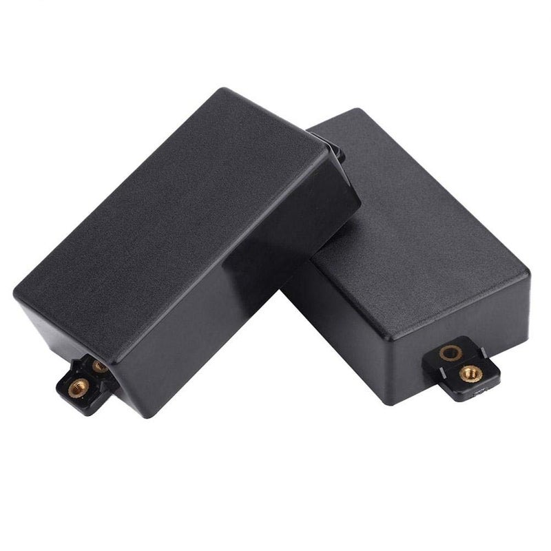 Dilwe Guitar Pickup Covers, 2 Pcs Humbucker Sealed Pickup Covers for Electric Guitar Replacement Parts (Black) - Image 5