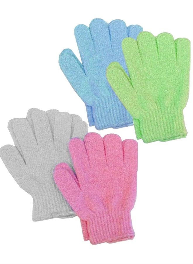 Aquasentials Exfoliating Bath Gloves (4 pairs) - Image 1