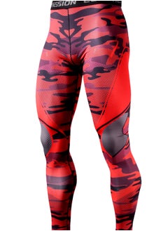 CANGHPGIN Men Quick Dry Breathable Sports Pant Red  - Image 1