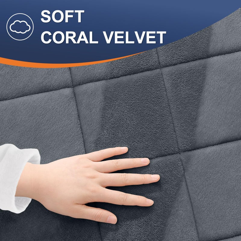 OLANLY Memory Foam Bath Mat 47x32  Ultra Soft and Absorbent Bathroom Rugs  Machine Washable  Comfortable Bath Carpet for Bathroom Floor  Tub and Shower  Dark Grey - Image 4