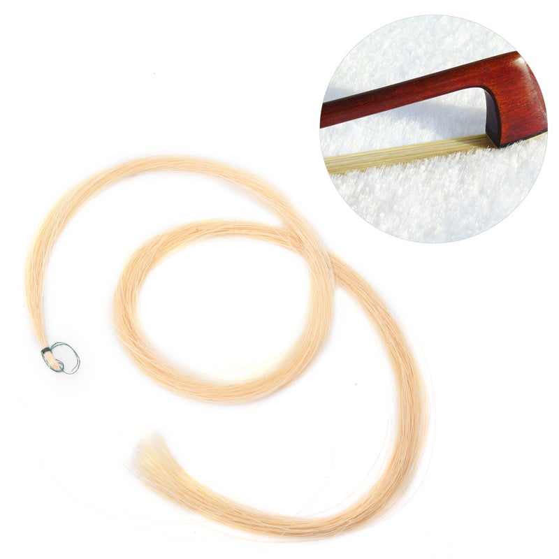 White Violin Bow Hair Replacement Bow Hair Stringed Instrument Accessories - Image 3