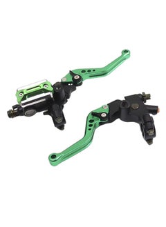 NIBEMINENT Pair Of Motorcycle Pump Lever Hydraulic Brake Clutch For Honda Yamaha 
