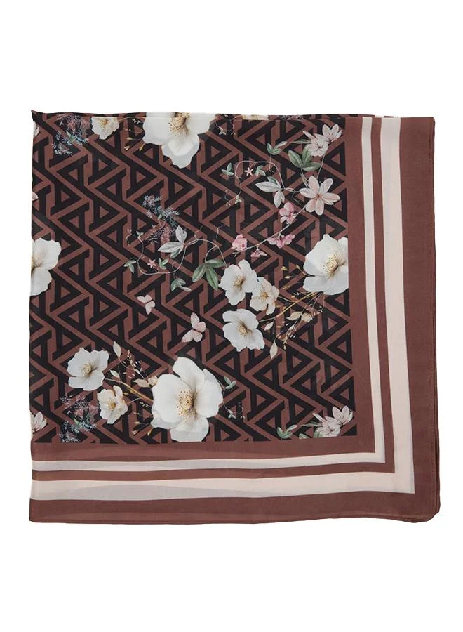Petala Ladies Brown Scarves