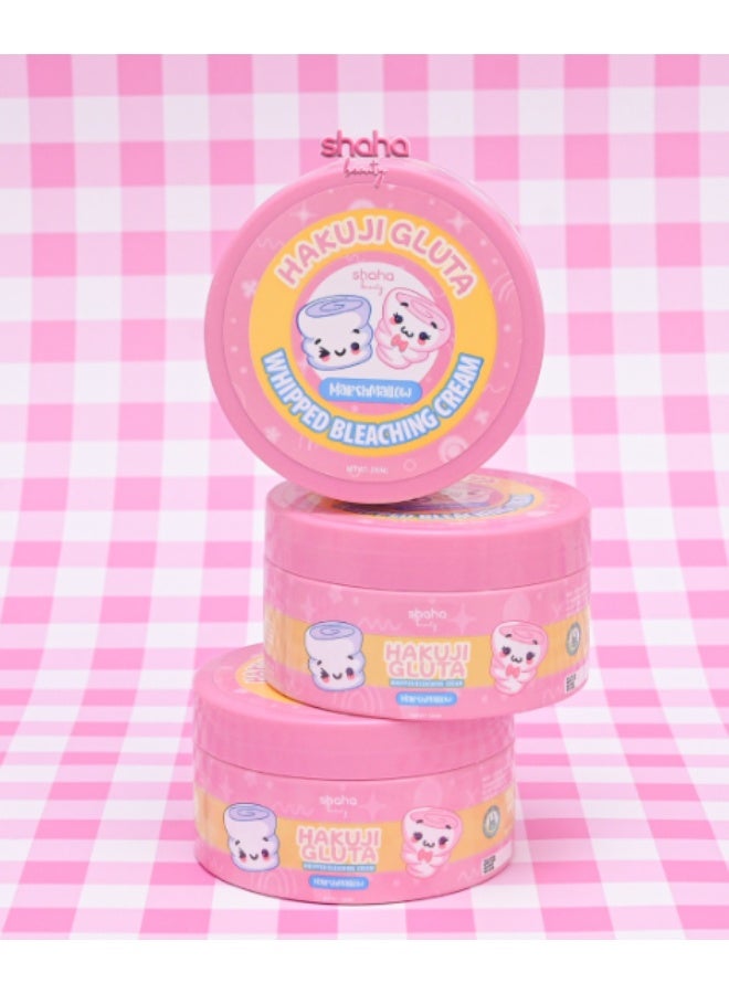 SHAHA Hakuji Gluta Marshmallow Whipped Bleaching Cream 200ml | Smooth & Moisturizing Body Cream - Image 3