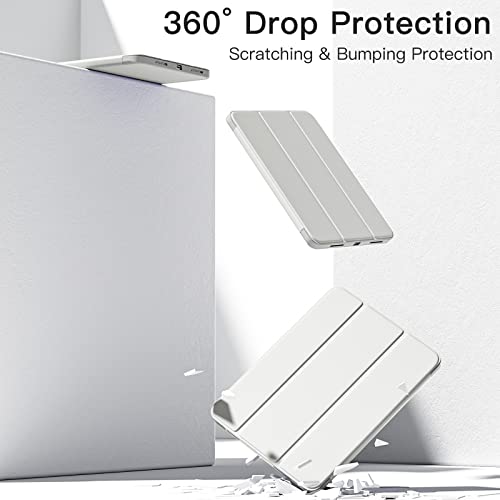 Dirrelo Compatible with iPad (A16) 11th Generation Case 11 Inch 2025 New, for iPad 10th Generation Case 10.9 Inch 2022, Trifold Stand Protective Cover with Pencil Holder, Auto Sleep/Wake, Light Gray - Image 5