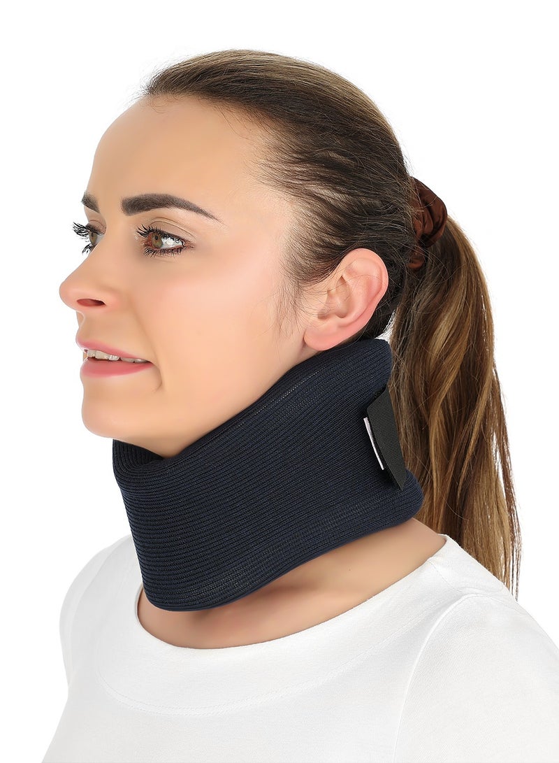 ANTAR Semi-Rigid Cervical Collar – Adjustable Neck Support with Plastic Reinforcements – Comfortable Foam Collar for Cervical Spine Stabilisation & Daily Use