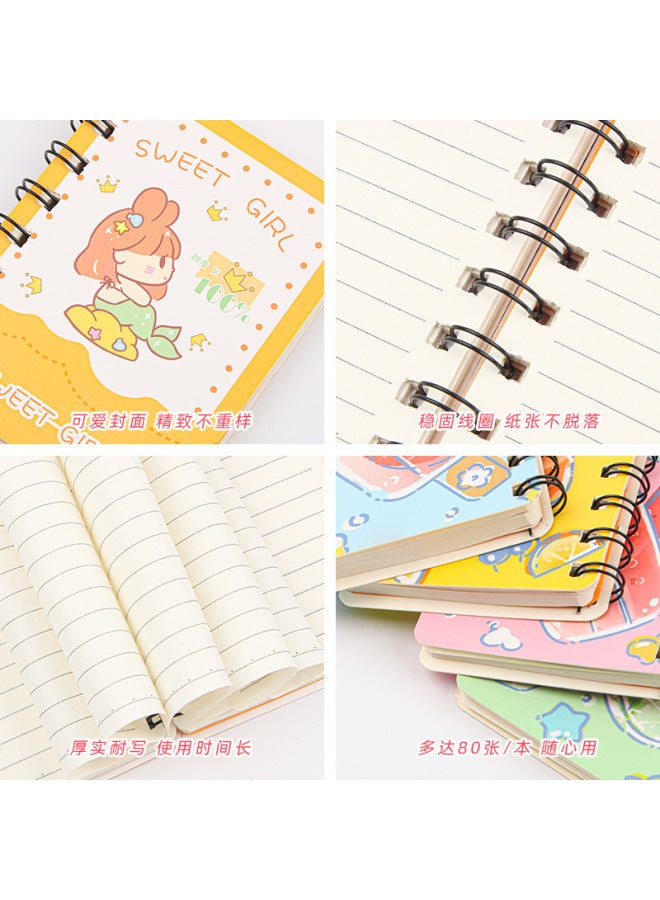 HELPS Creative Cartoon Coil This Student Mini Portable Small Notebook Cute Children Small Gift Stationery Notebook - Image 4