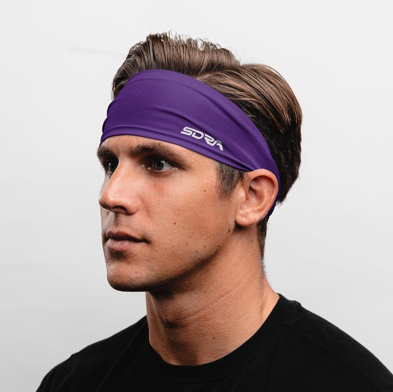 Suddora Workout Headband - Lightweight, Stylish & Comfortable Spandex Headband for Running, Workout, Football, Cosplay & Costumes - Image 2