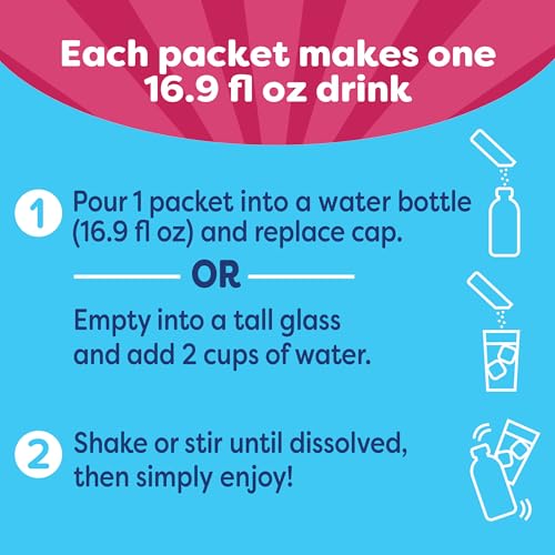 Crystal Light Energy Boost Fruit Punch Drink Mix, 10 ct On-the-Go Packets - Image 4