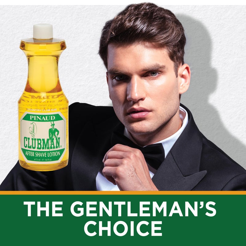 Clubman Pinaud After Shave Lotion, Soothes Skin After Shaving With Masculine Fragrance, 16 oz - Image 2