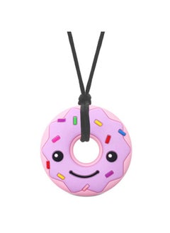 MaberryTech Direct Sensory Chew Necklaces for Kids Adults, Chew Toys for Kids with Autism Anxiety ADHD SPD or Special Needs, Silicone Donut Chewy Chewing Necklace Sensory Help to Relieve Stress  - Image 1