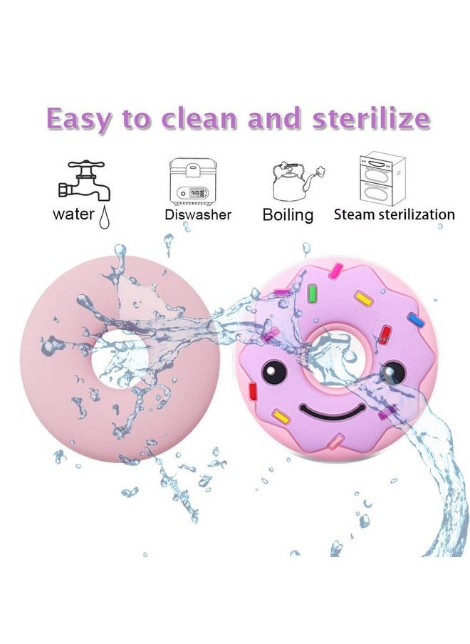 MaberryTech Direct Sensory Chew Necklaces for Kids Adults, Chew Toys for Kids with Autism Anxiety ADHD SPD or Special Needs, Silicone Donut Chewy Chewing Necklace Sensory Help to Relieve Stress  - Image 3