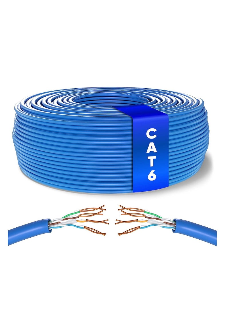 Ntech NTECH Cat 6 Ethernet Bulk Cable Bundle 305 Meter 1000FT (Cat6 Cable,) Ethernet Computer UTP LAN Network Internet Cord,Color (Blue)  - Image 2