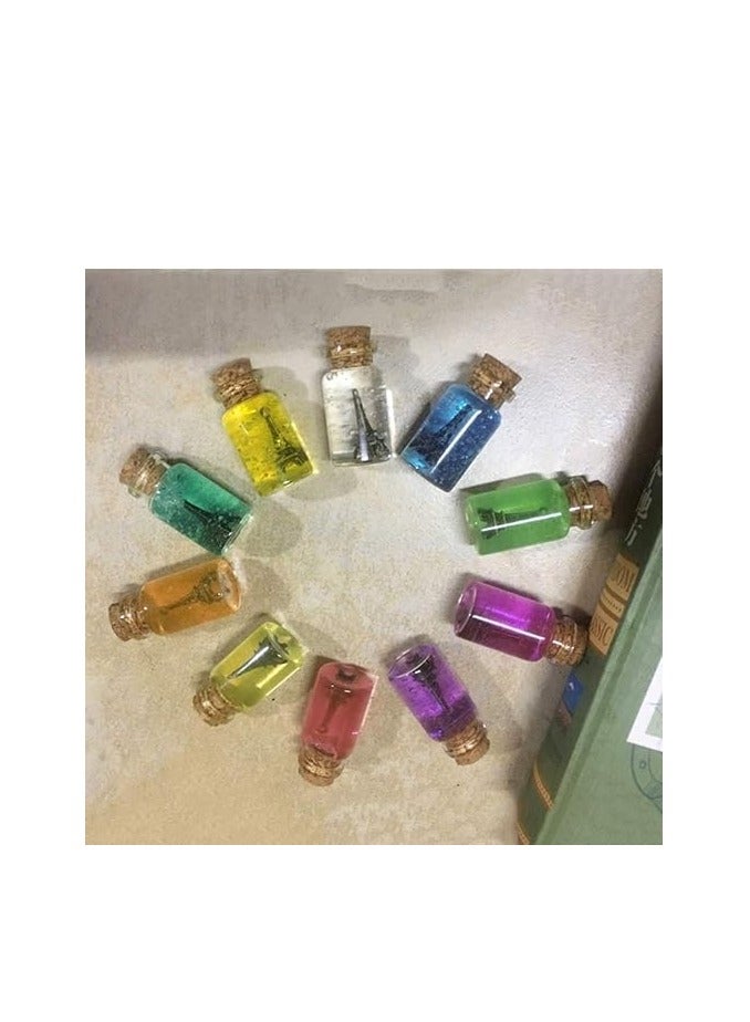 Libra 5 Pcs 7ml 20mm x 40mm Mini Glass Bottles Clear - Image 3