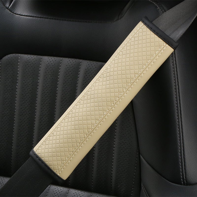 Rhombus Quilted Embossed Seat Belt Shoulder Pad - Image 3