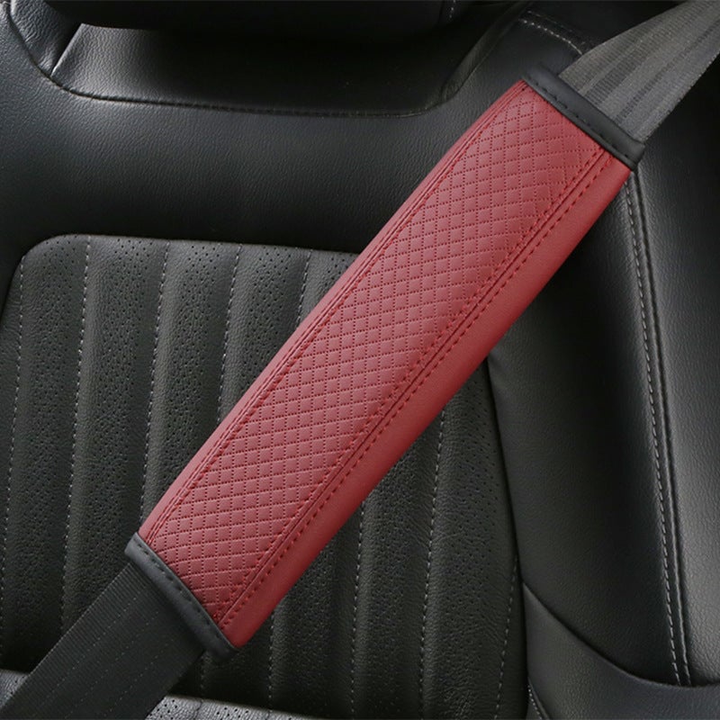 Rhombus Quilted Embossed Seat Belt Shoulder Pad - Image 4