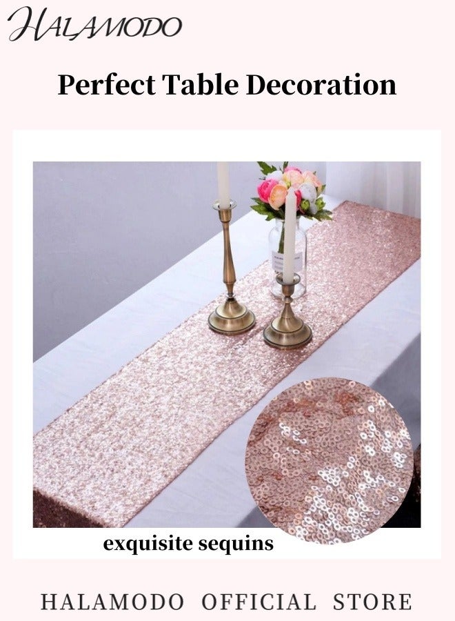 هالامودو 29 قطعة من ديكورات الحفلات تتضمن 10 بالونات لاتكس و10 بالونات لاتكس صغيرة و1 مفرش طاولة من الترتر و2 شريط و2 ستائر من رقائق معدنية لامعة و2 بالون على شكل نجمة و2 بالون على شكل قلب ودعائم كشك الصور لأعياد الميلاد والزفاف والخطوبة وحفلات الزفاف - Image 3