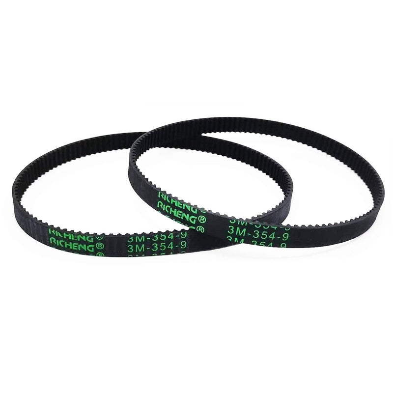 DGZ 5 Inch Rubber Sand Belt Conveyor Belt PVC Conveyor Belt Seamless Circular Conveyor Belt 3M-354-9 Belt（2Pcs） - Image 2