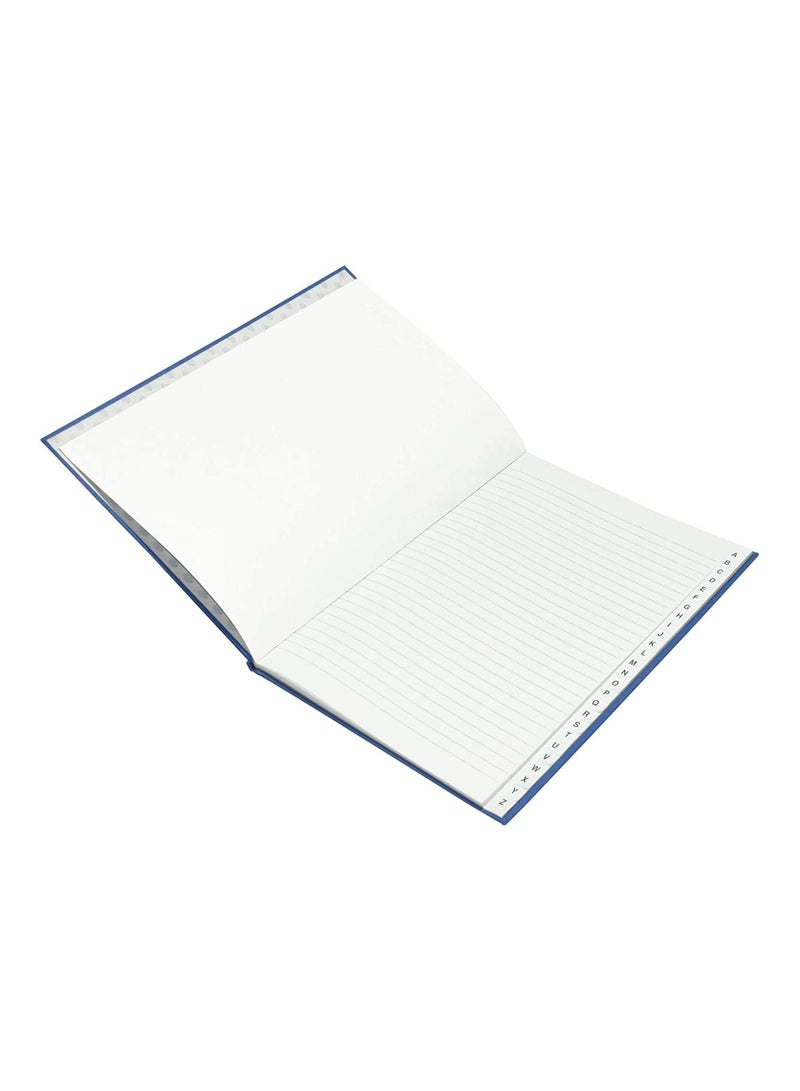 FIS Manuscript Books, 8 mm Single Ruled with English Index, 48 Sheets, 1 Quire, A4 Size (21X29.7 CM) - FSMNA41QIE - Image 2