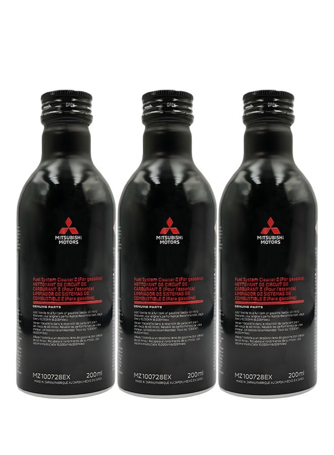 Mitsubishi Combo - 3pcs Mitsubishi Fuel System Cleaner for Gasoline Engines 200ML Carbon Deposit and Injector Cleaner - MZ100728EX - Image 1