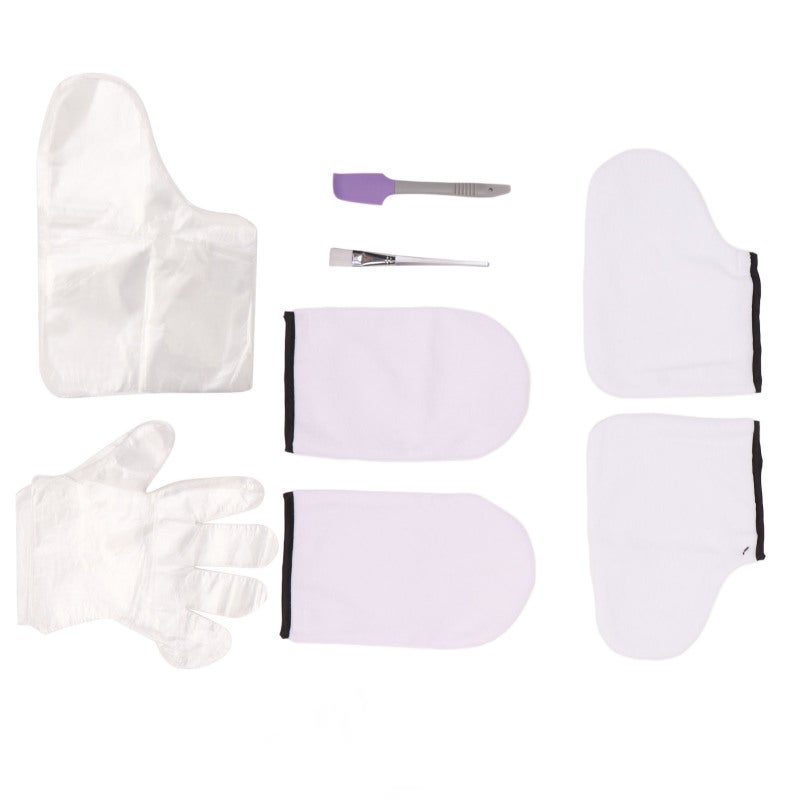 Paraffin Wax Gloves And Socks Set Adjustable Insulating Cloth Gloves Foot Socks - Professional Wax Treatment Kit with 100 Disposable Covers for Home Spa Or Salon Use - Image 2