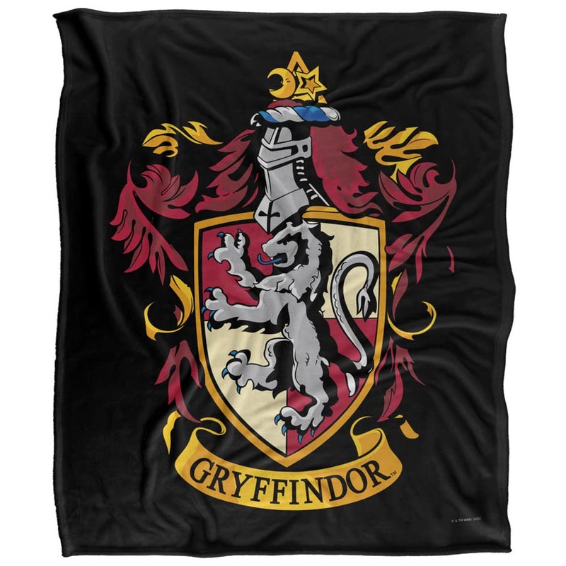 LOGOVISION Harry Potter Gryffindor Crest Officially Licensed Silky Touch Super Soft Throw Blanket 50"" x 60"" - Image 2